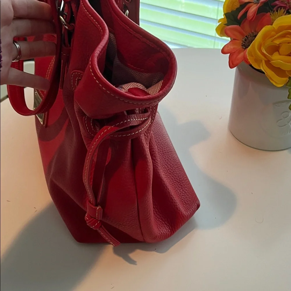 Dooney and Bourke Red Chiara Bag size medium - Picture 10 of 14